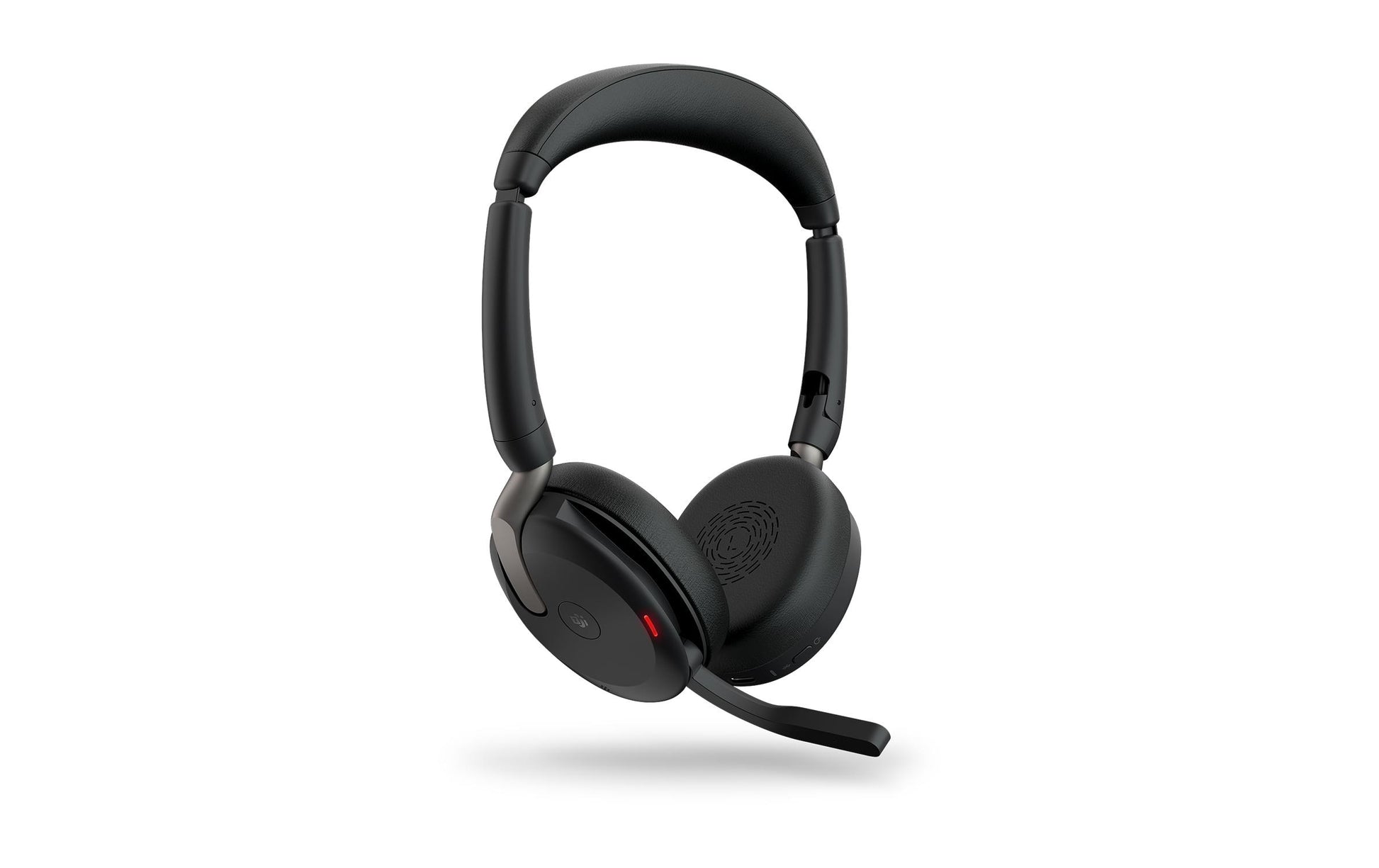 Jabra Evolve2 65 Flex Office-Headset – On-Ear, Kabel + BT, ANC, MS Teams zertifiziert, Schwarz