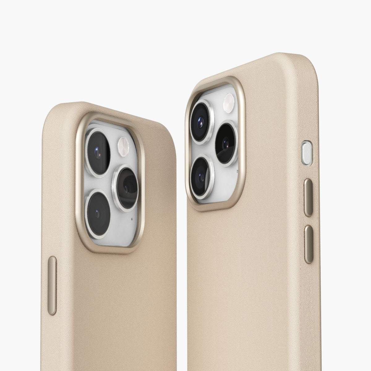 Vonmählen Backcover – für Apple iPhone 16 Pro Max – beige – Kunstleder – MagSafe-kompatibel