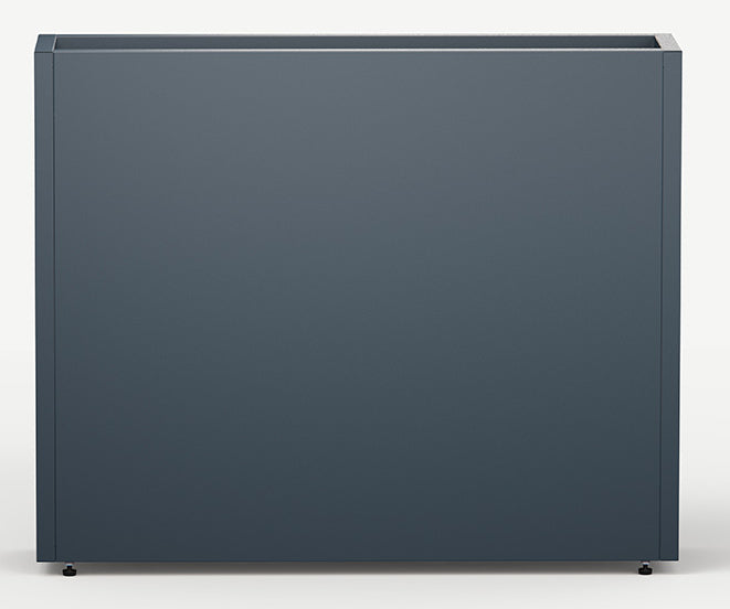 Herstera Pflanzgefäss – 100 × 80 × 40 cm – verzinkter Stahl, weiss