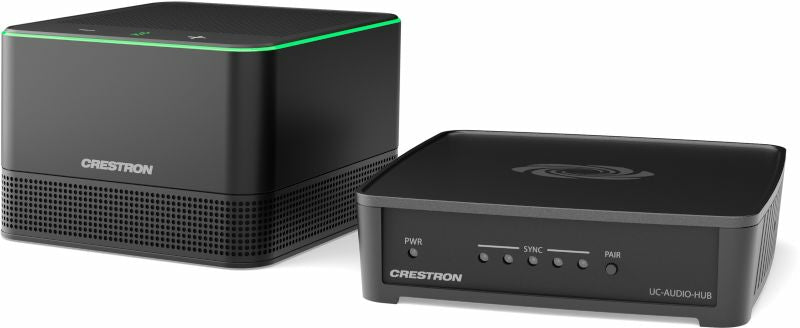 Crestron Flex Pod UC-AUDIO-1-B-DR2 Freisprecheinrichtung – USB-C – mit Hub und Pod – schwarz