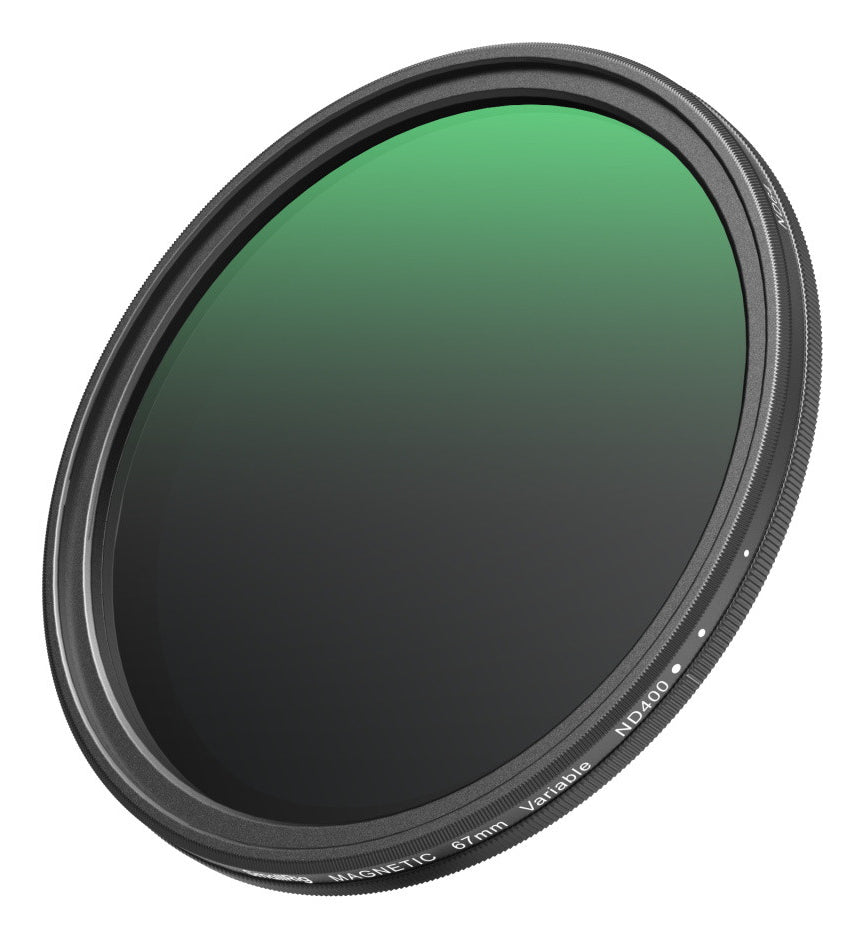 SmallRig VND-Filter ND64–ND400 (6–9 Stopp) – 67 mm, Magnetisch – Schwarz/Grün