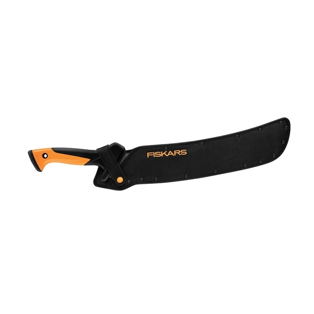 Fiskars Solid – Machete 700 mm, Klingenlänge 380 mm, Edelstahl, Kunststoffgriff, Orange