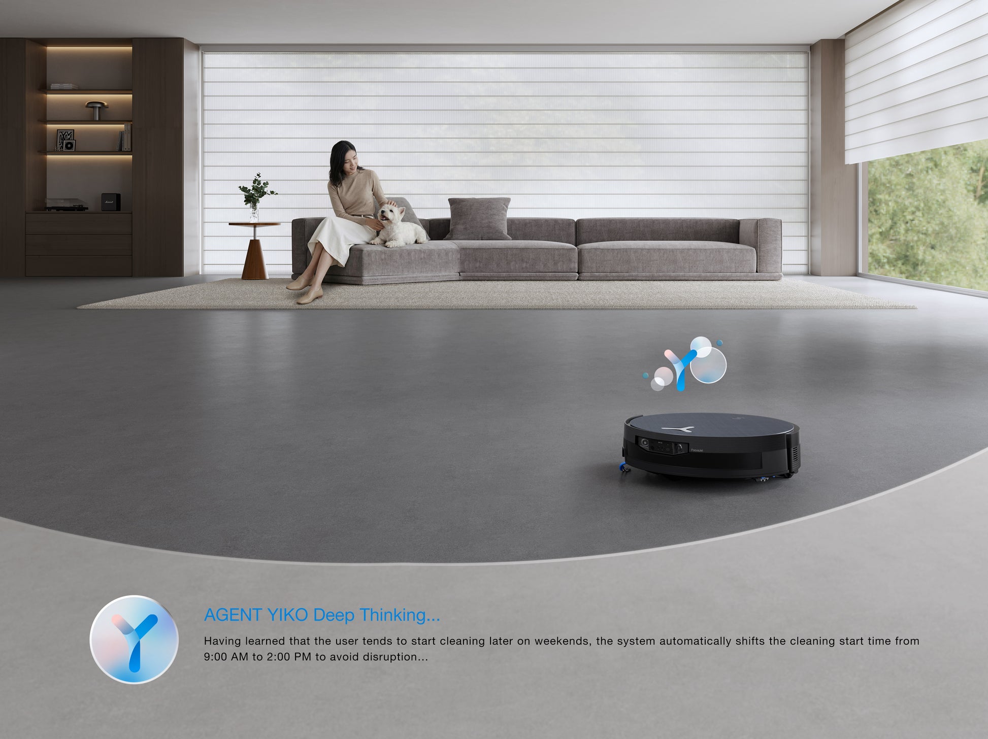 Ecovacs Saugroboter DEEBOT X12 OmniCyclone, mit Absaugstation, mit Wischfunktion – 22000 Pa, 497 min