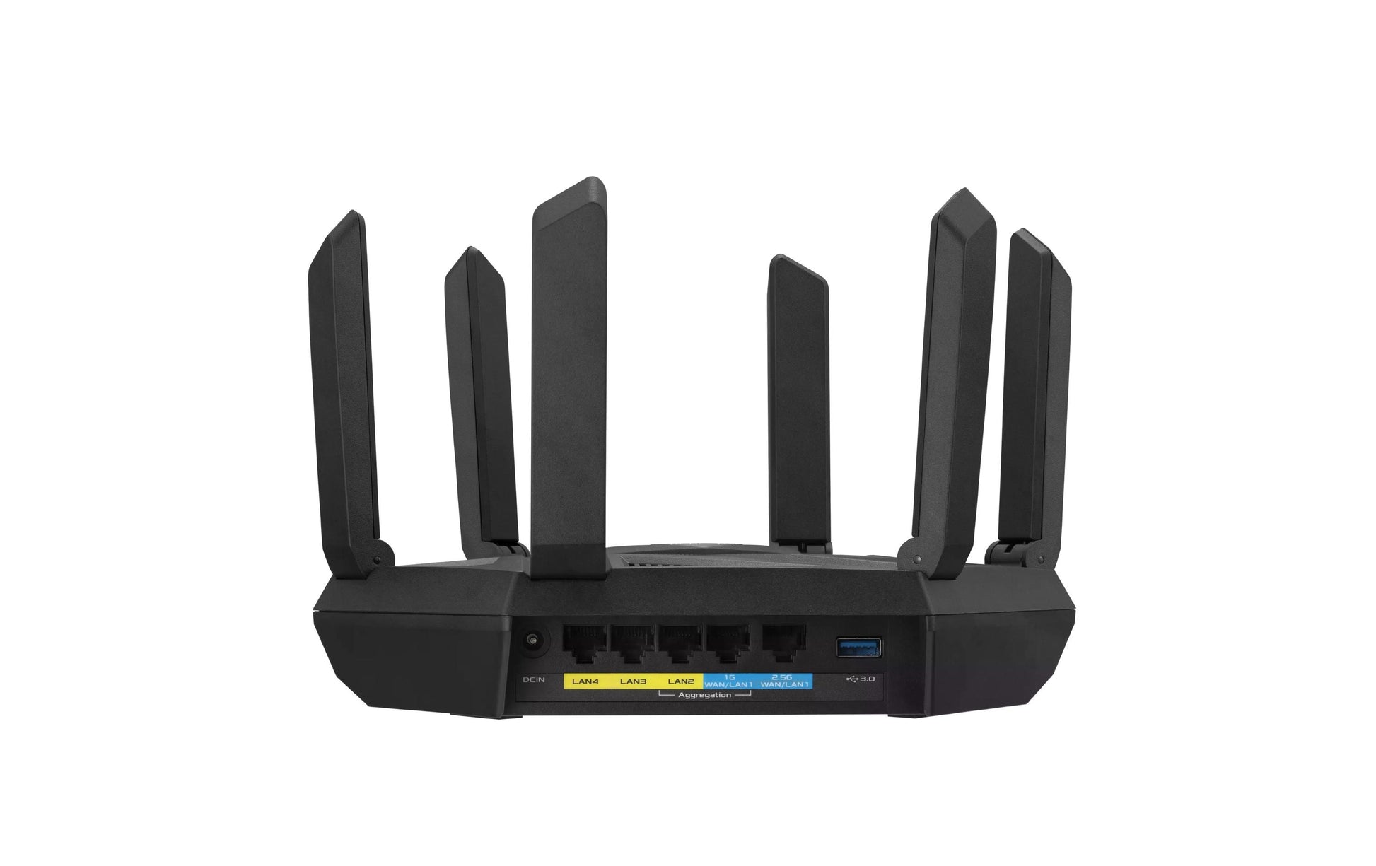 ASUS RT-AXE7800 Tischrouter – Wi-Fi 6E, Ethernet – Netzstrom 110–240 V