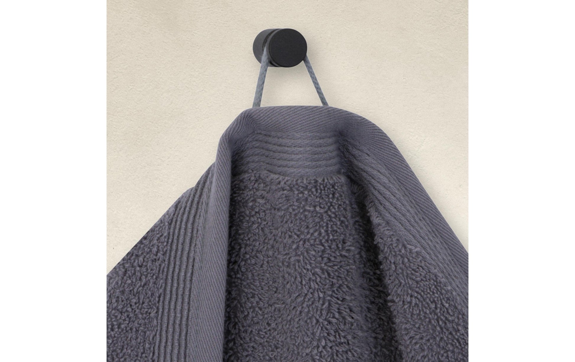 MÖVE Duschtuch Superwuschel – 80 × 150 cm, Grau, 100% Baumwolle, 550 g/m²