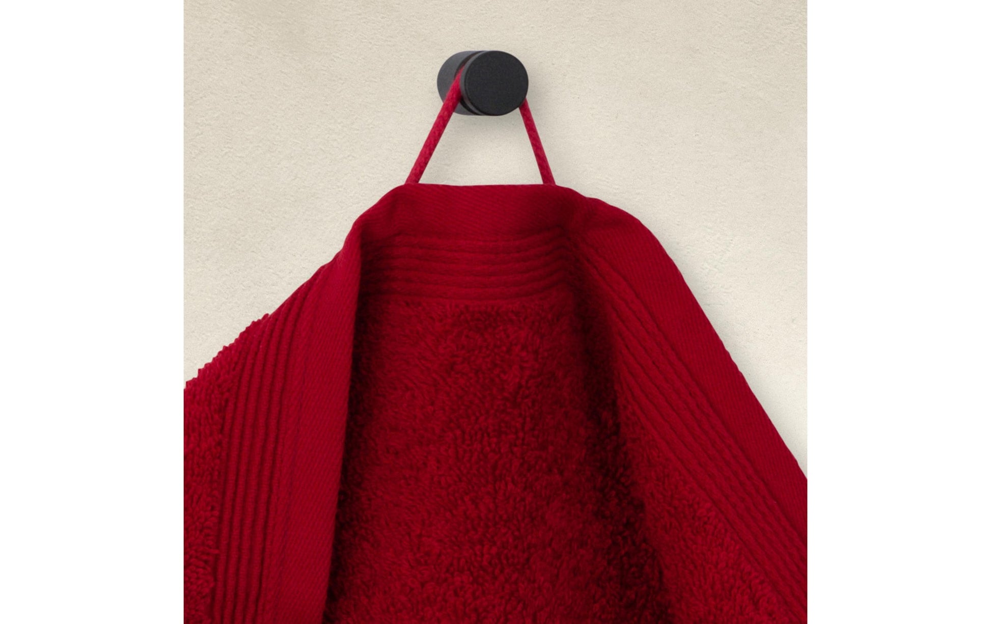 MÖVE Superwuschel Duschtuch – 80 × 150 cm – Rot – Baumwolle, 550 g/m² – 60 °C