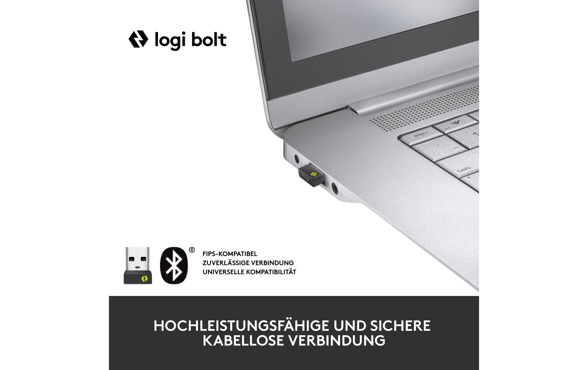 Logitech Signature M650 für Business – Maus – Kabellos (Bluetooth/2,4 GHz), Logi Bolt, rechts