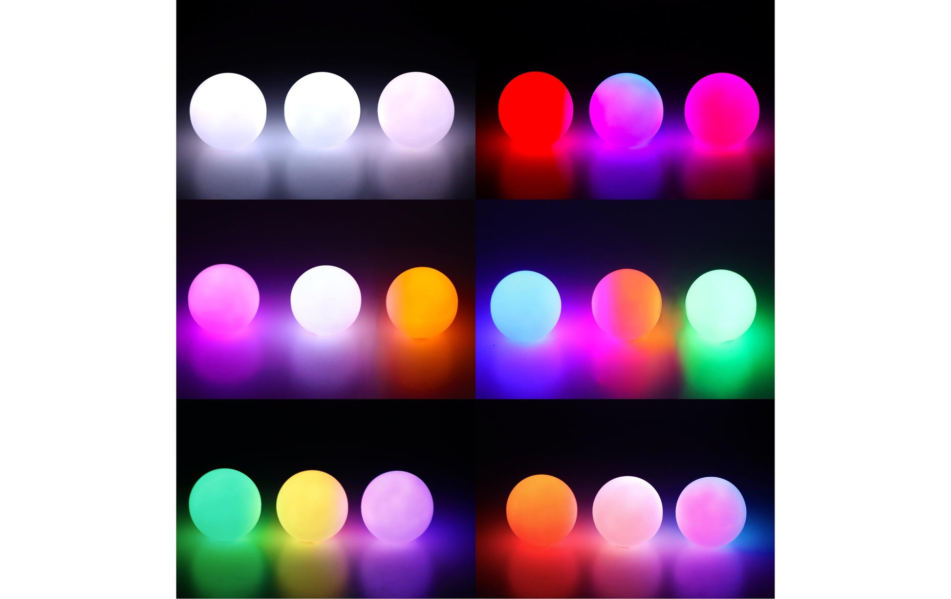 Wes peden glow.0 Jonglierbälle – mit LED – 3 Stück – ab 6 Jahren – Weiss