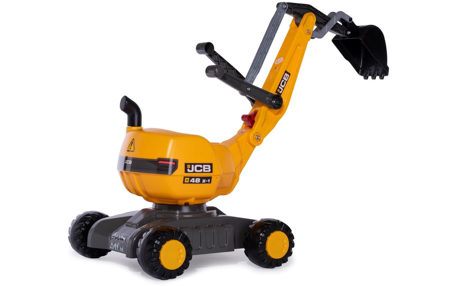 rolly toys rollyDigger – Bagger – Frontlader – 74 × 43 × 102 cm – ab 3 Jahren – Kunststoff – schwarz/gelb