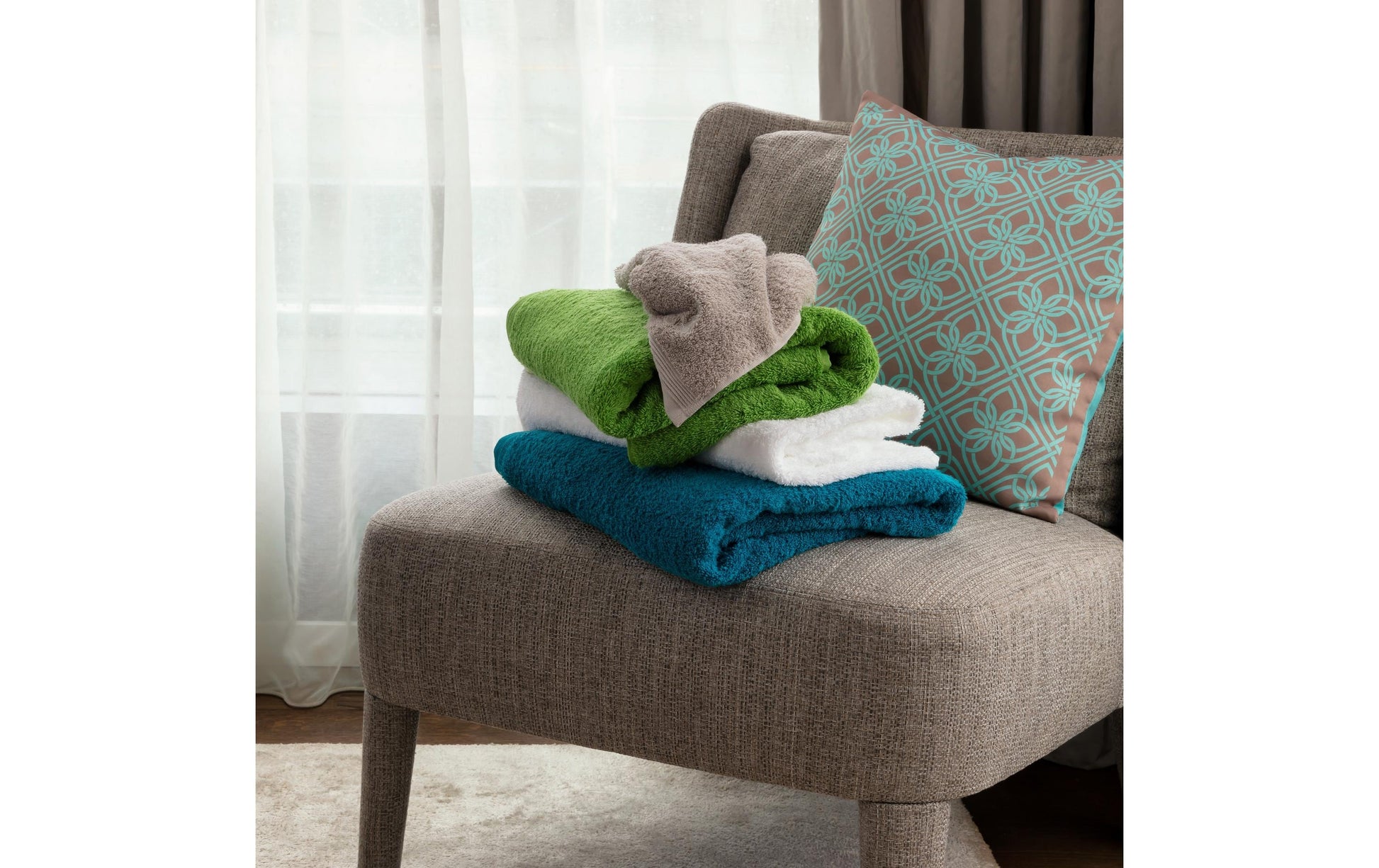 MÖVE Duschtuch – 80 × 150 cm – Weiss – Baumwolle, 550 g/m² – 60 °C
