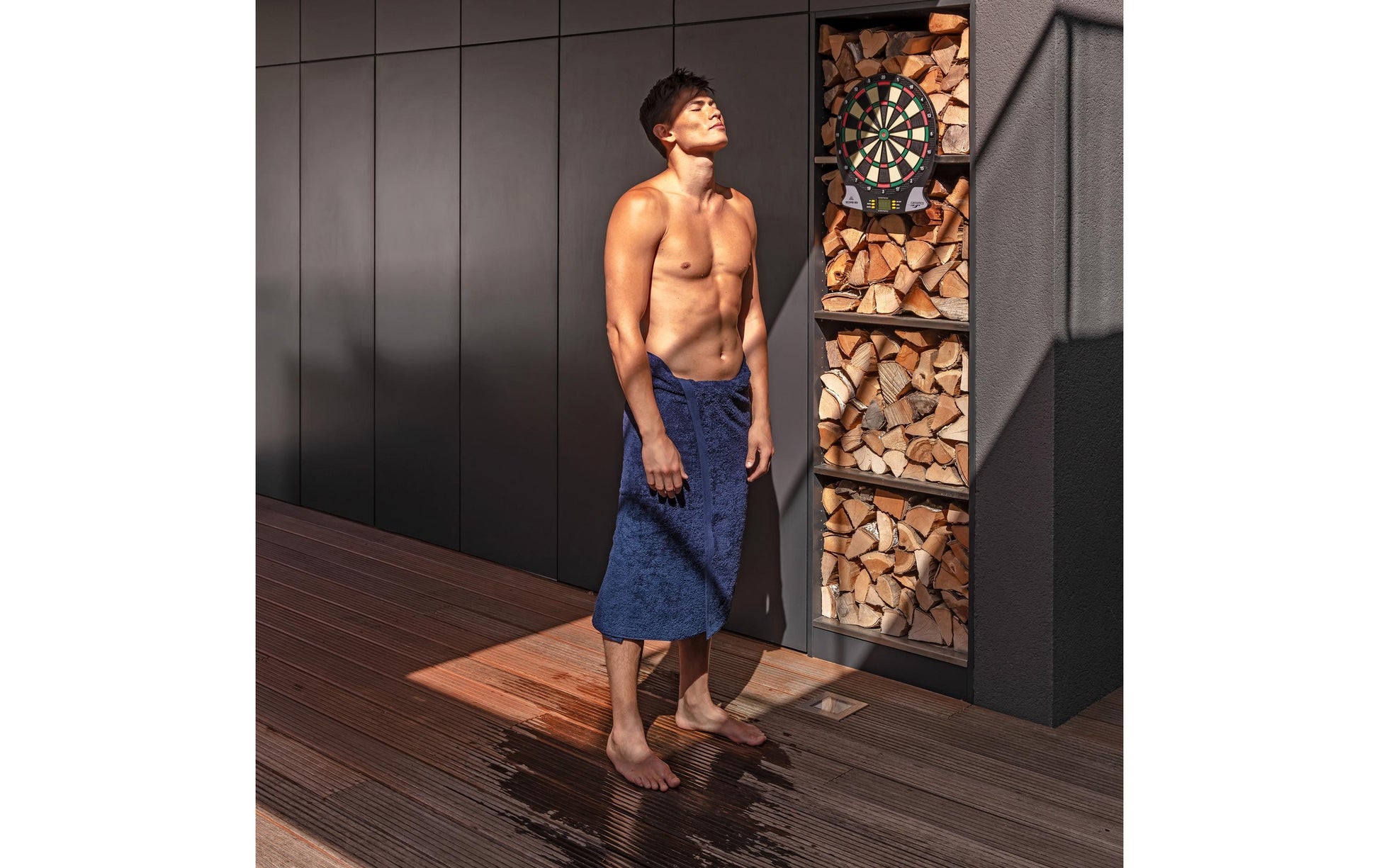 MÖVE Superwuschel Duschtuch – 80 × 150 cm – Marineblau – Baumwolle, 550 g/m² – 60 °C