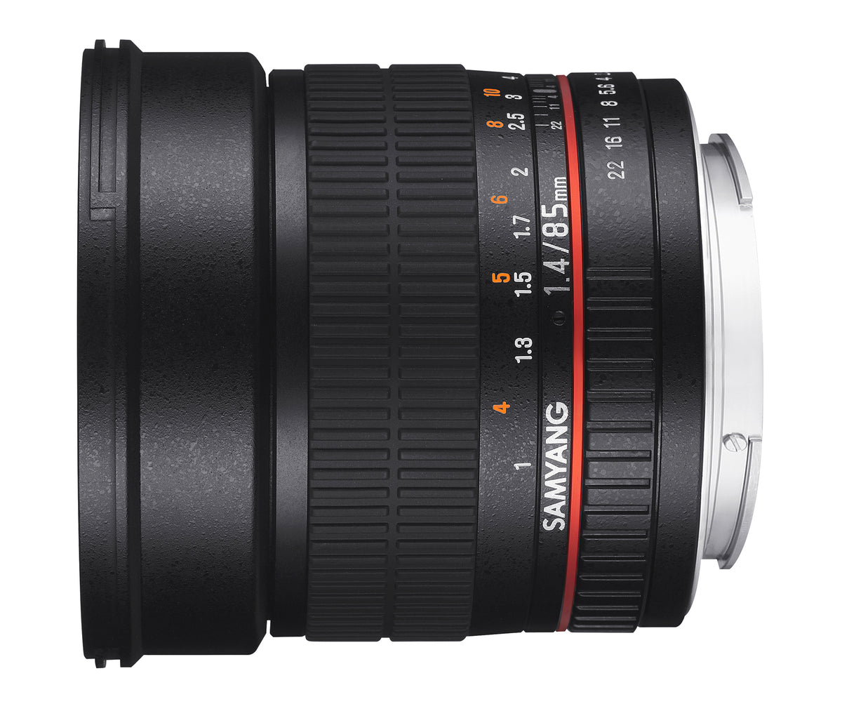 Samyang 85mm F1.4 AS IF UMC Objektiv – für Nikon F – 85 mm f/1.4 – Filter 72 mm