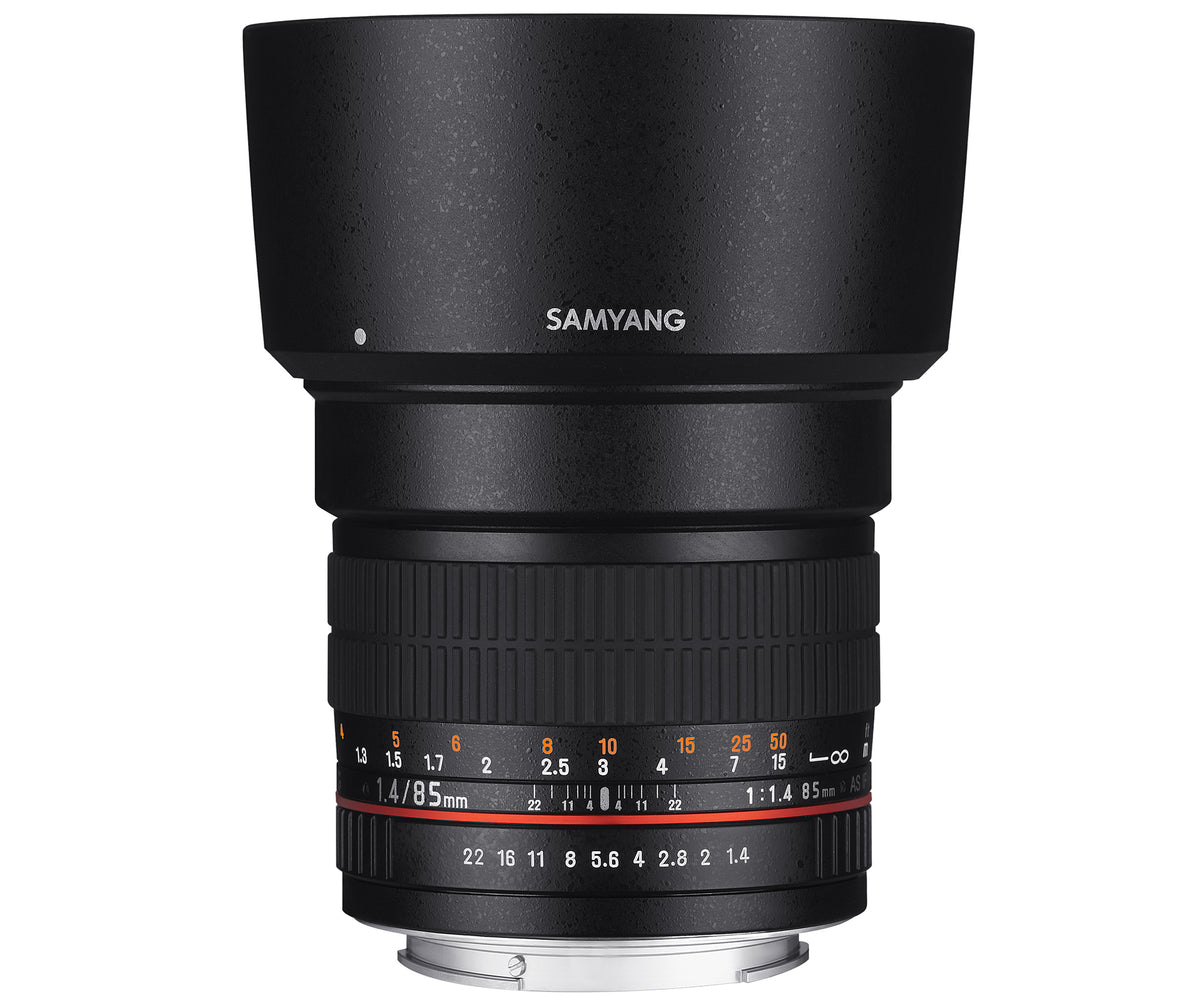 Samyang 85mm F1.4 AS IF UMC Objektiv – für Nikon F – 85 mm f/1.4 – Filter 72 mm