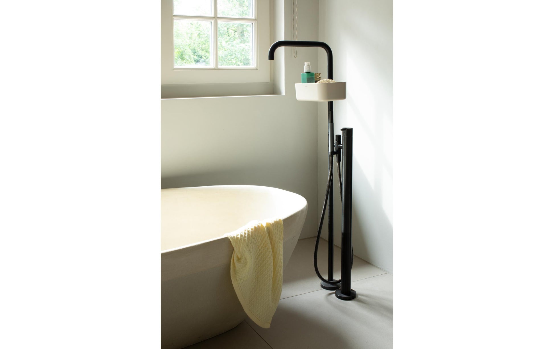 Brabantia Seifenhalter (Wand) – Kunststoff, 2 kg Tragkraft, Befestigung: Diverse, 13,3×24,4×7,5 cm, Beige