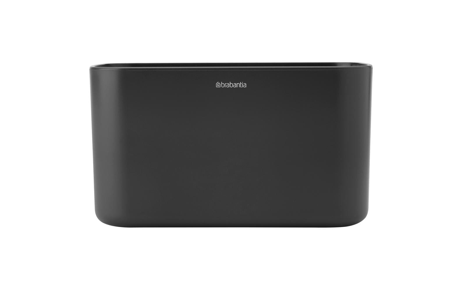 Brabantia Aufbewahrungsbox ReNew – 19,7×9,8×11 cm, Kunststoff, freistehend, Dunkelgrau