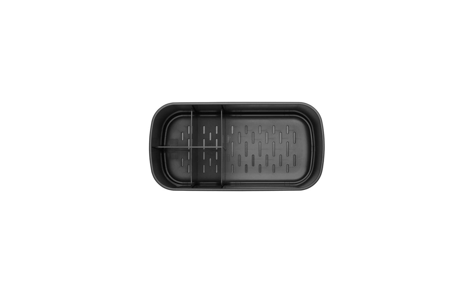 Brabantia Aufbewahrungsbox ReNew – 19,7×9,8×11 cm, Kunststoff, freistehend, Dunkelgrau