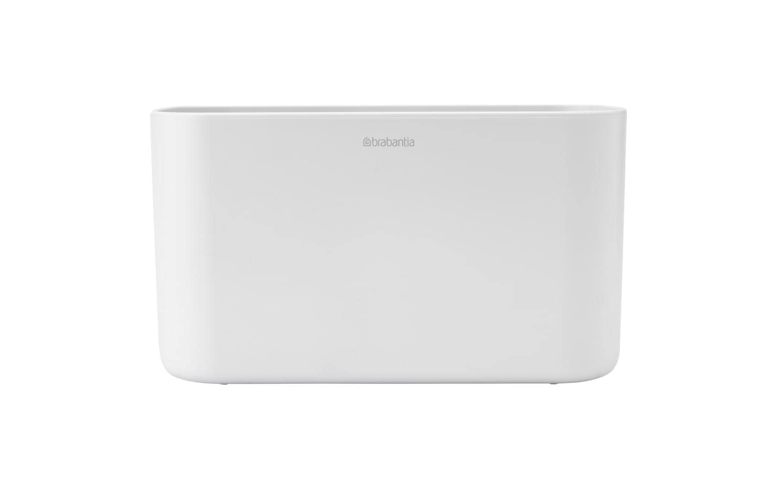 Brabantia Aufbewahrungsbox (Bad) ReNew – Kunststoff, 19,7×9,8×11 cm, Weiss