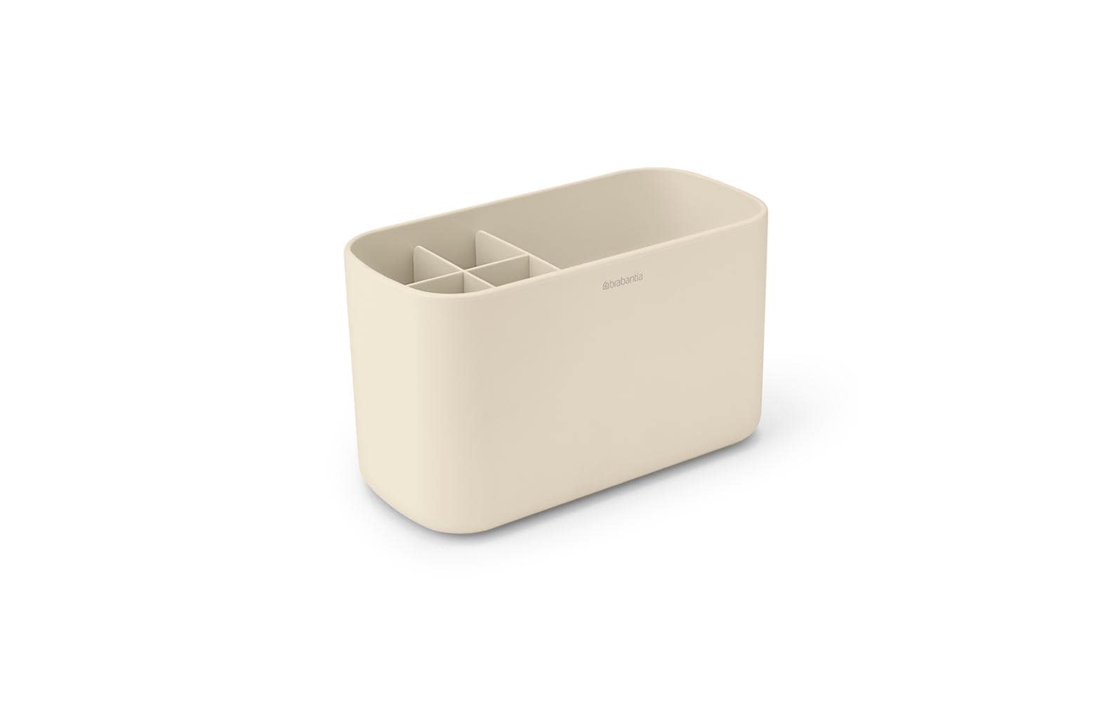 Brabantia Aufbewahrungsbox (Bad) – Kunststoff, 19,7×9,8×11 cm, freistehend, Beige