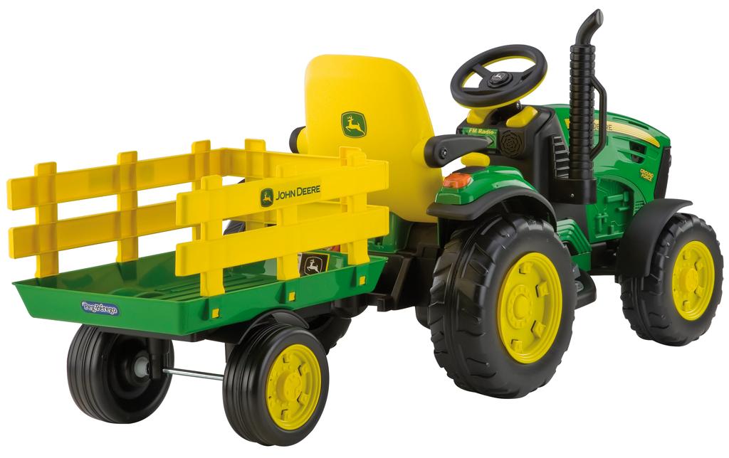 Pegperego Ground Force 12V Elektrofahrzeug – John Deere – 7,3 km/h, 40 kg – 63 × 68 × 169,5 cm – ab 3 J.