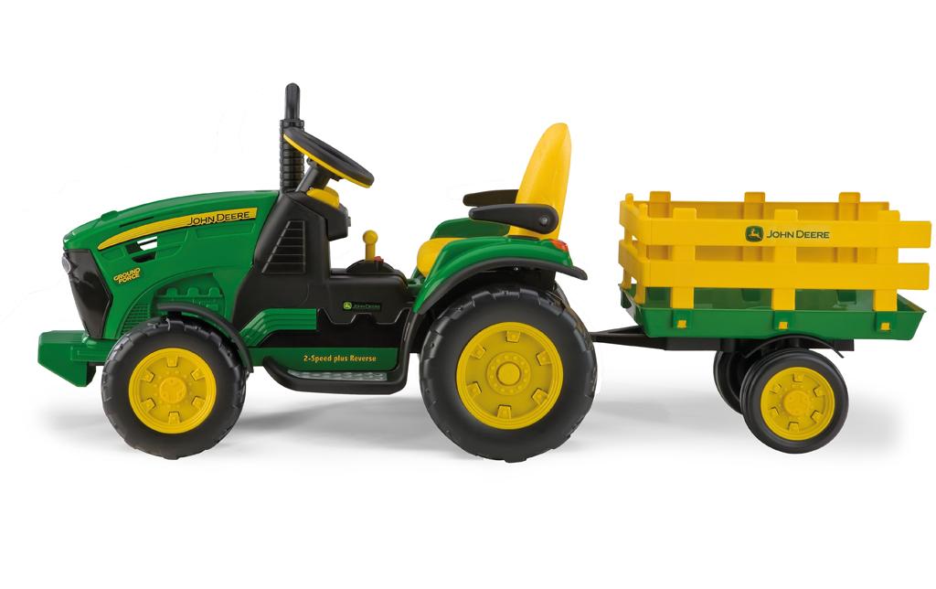 Pegperego Ground Force 12V Elektrofahrzeug – John Deere – 7,3 km/h, 40 kg – 63 × 68 × 169,5 cm – ab 3 J.