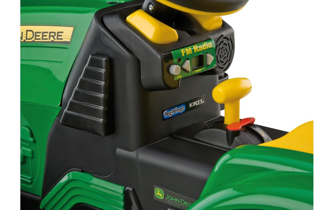 Pegperego Ground Force 12V Elektrofahrzeug – John Deere – 7,3 km/h, 40 kg – 63 × 68 × 169,5 cm – ab 3 J.