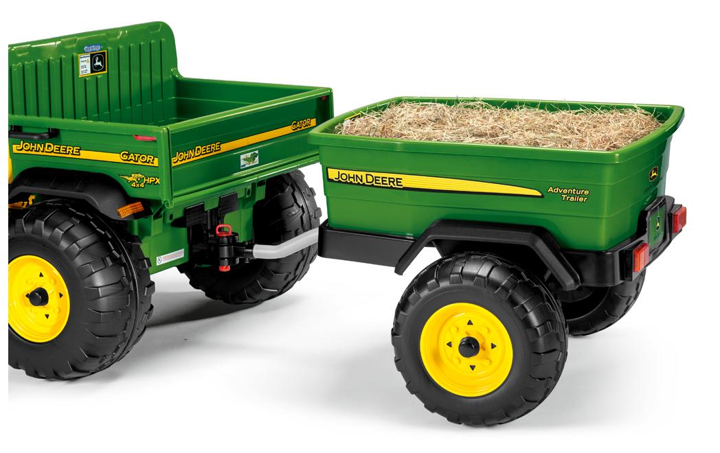 Peg Perego John Deere Gator HPX 12V Elektro-Kinderfahrzeug – 89,5×69×131 cm – 6,8 km/h – ab 3 J. – grün/gelb