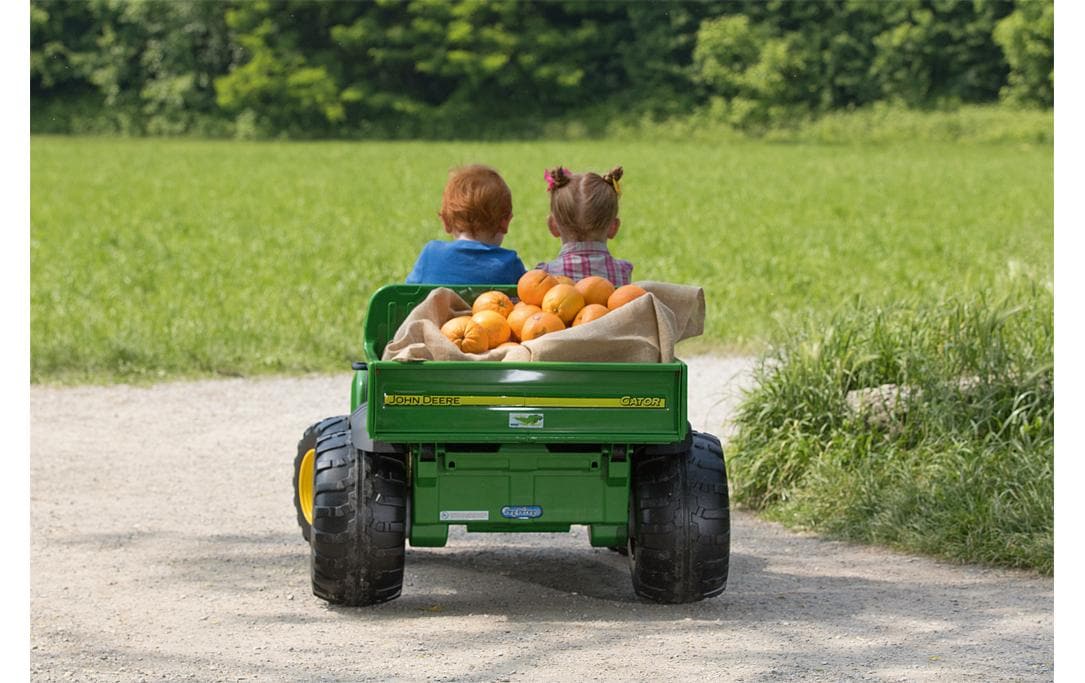 Peg Perego John Deere Gator HPX 12V Elektro-Kinderfahrzeug – 89,5×69×131 cm – 6,8 km/h – ab 3 J. – grün/gelb