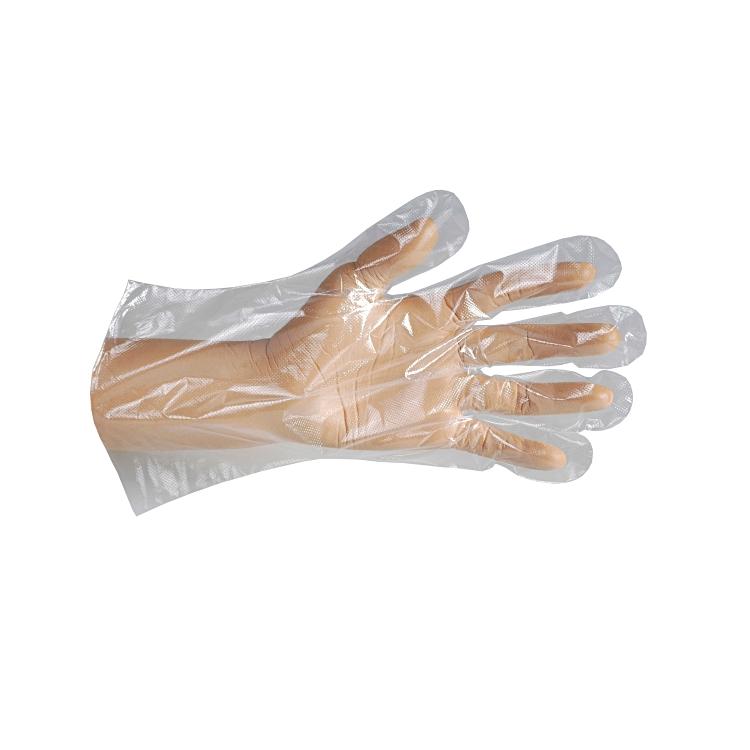Weitaglove Einweghandschuhe Polyethylen (LDPE) Easy Standard – 32 cm, 100 Stück – Transparent, puderfrei