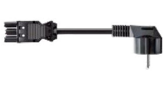 Bachmann Netzkabel, Schuko auf GST18, 10 m, Schwarz, 375.039