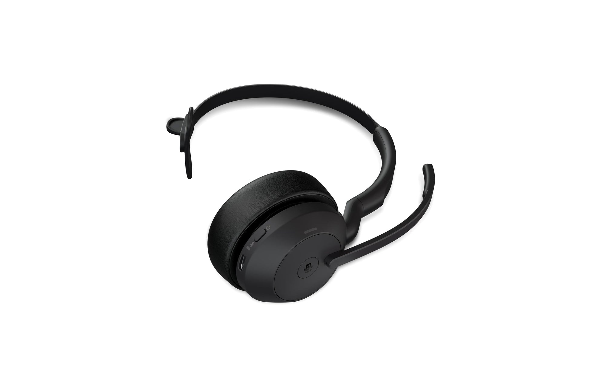 Jabra Evolve2 55 Office-Headset – On-Ear, Mono, BT, ANC, MS Teams zertifiziert, mit USB-C-Dongle