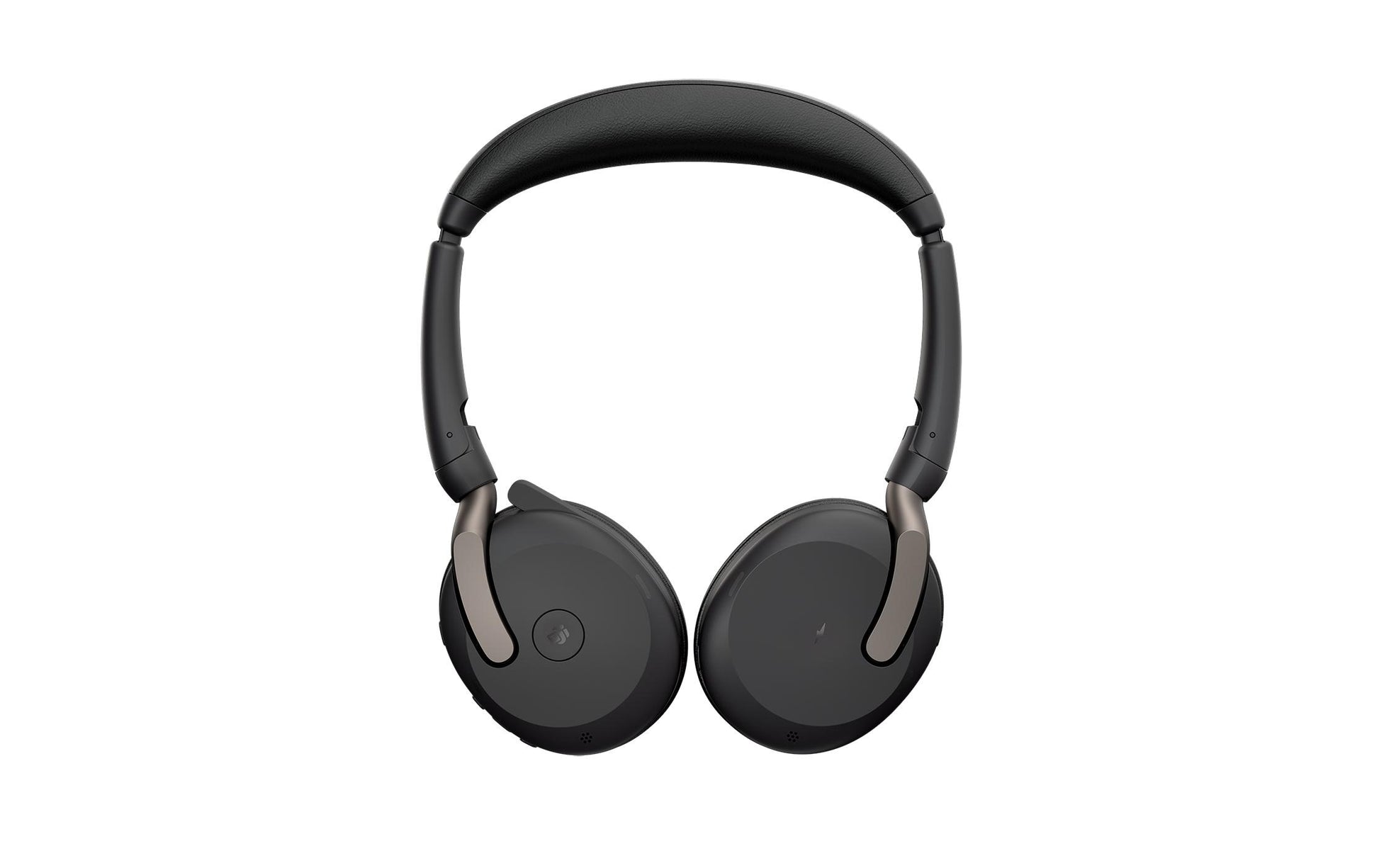 Jabra Evolve2 65 Flex Office-Headset – On-Ear, Kabel + BT, ANC, MS Teams zertifiziert, Schwarz