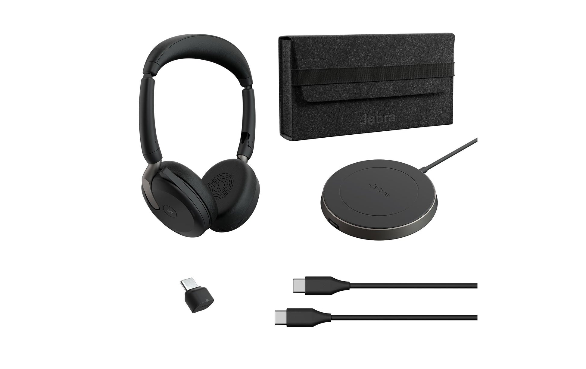 Jabra Evolve2 65 Flex – Duo Headset – USB‑C – für Microsoft Teams