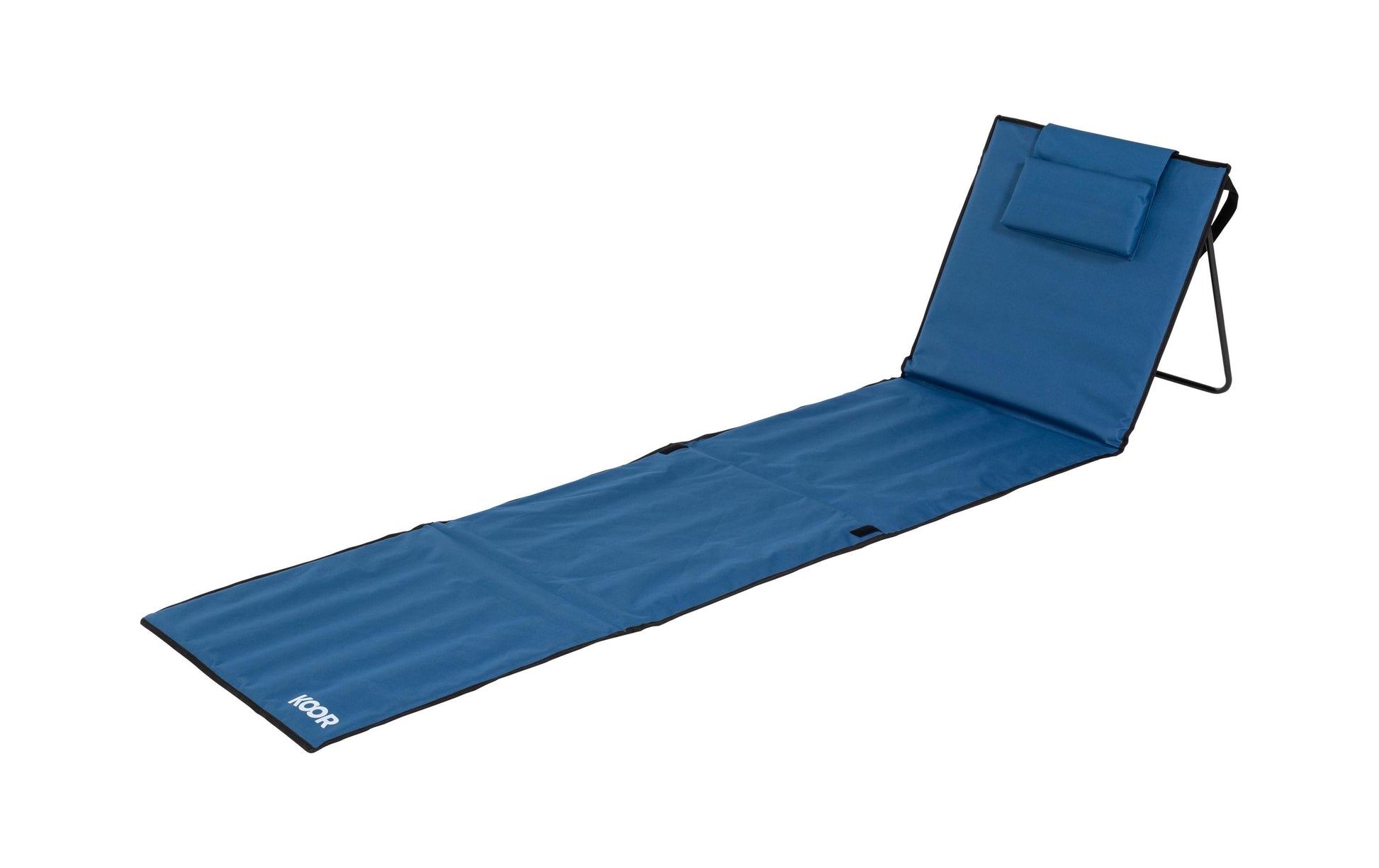 KOOR Strandmatte Calma – schnelltrocknend, 220 × 55 cm – blau, PE-Schaumstoff/600D Polyester – F01362