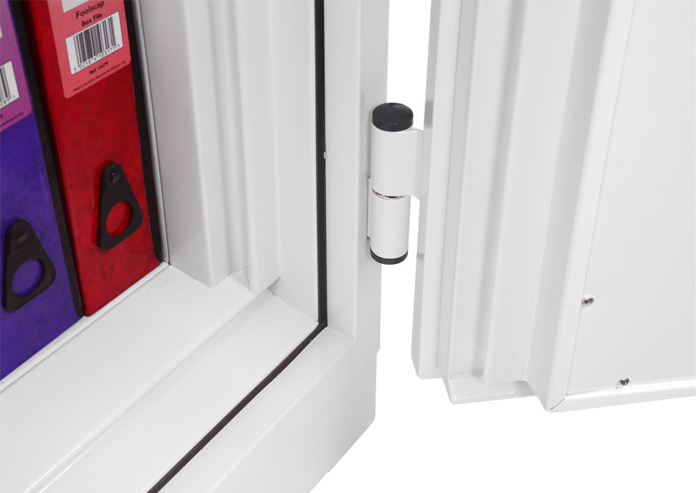 Phoenix Safe Co. Phoenix Tresor FS0442E – Elektronikschloss – 84 l – Feuerschutz 90 min – Bodenmontage – Weiss
