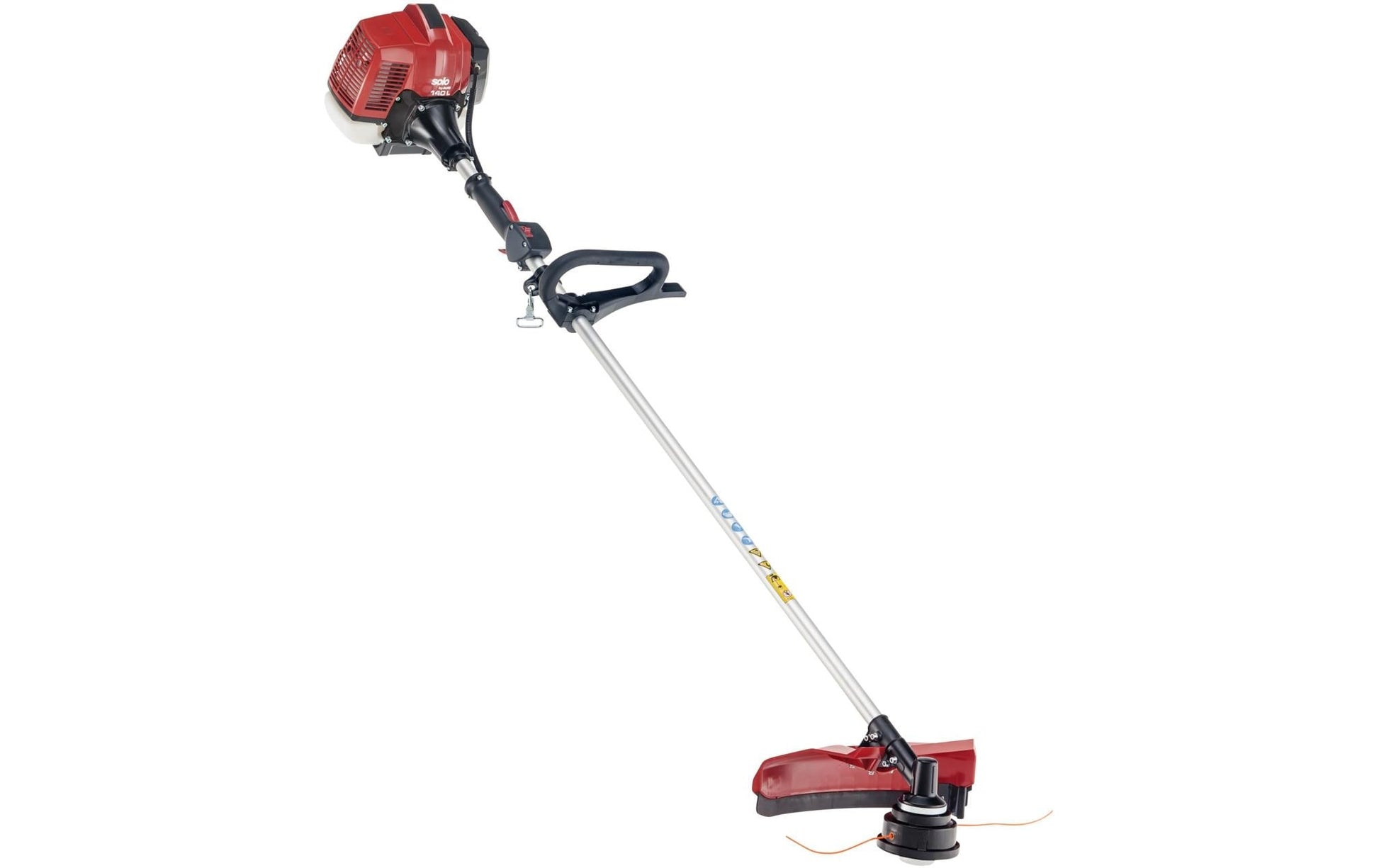 AL-KO Benzin Motorsense 140 L – Rasentrimmer 41 cm, U-Griff, Klinge & Nylonschnur, Rot