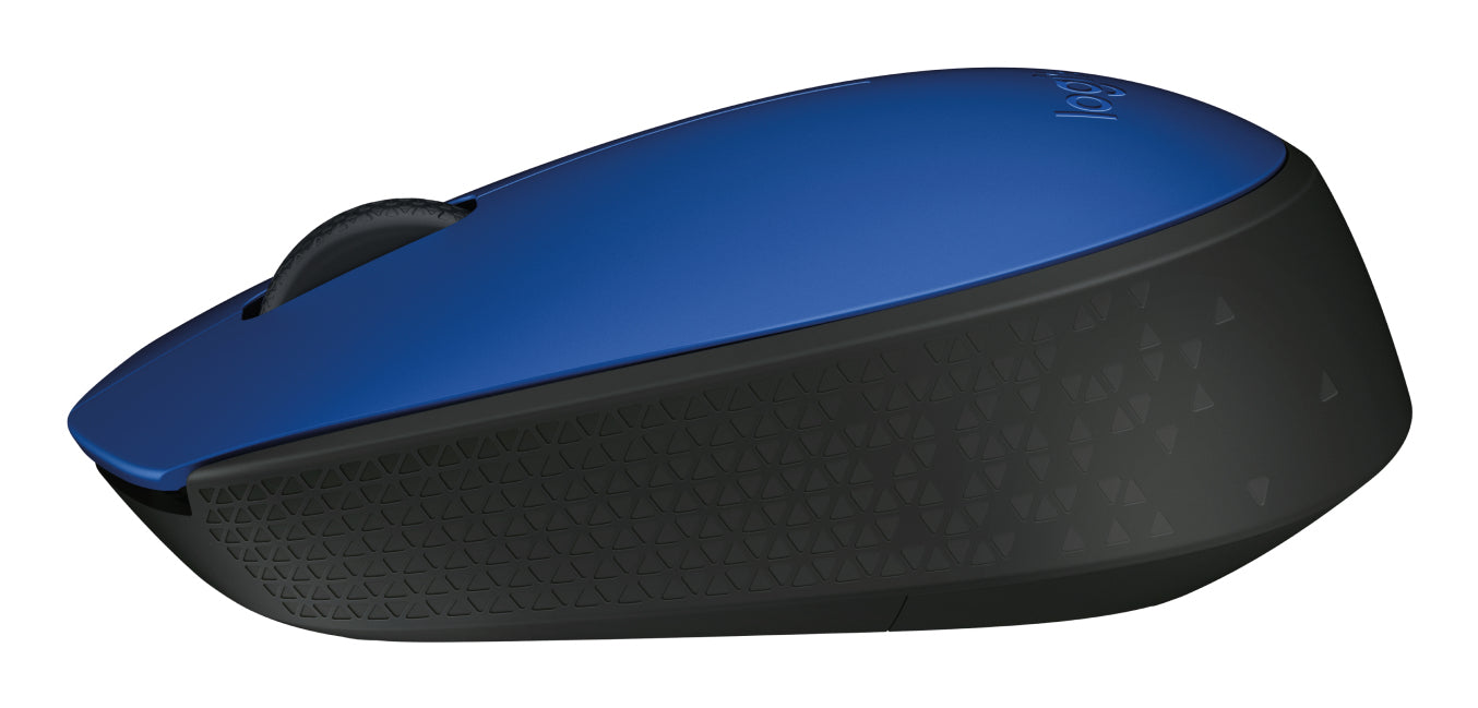 Logitech M171 – Maus – Kabellos (2,4 GHz), beidhändig, Blau