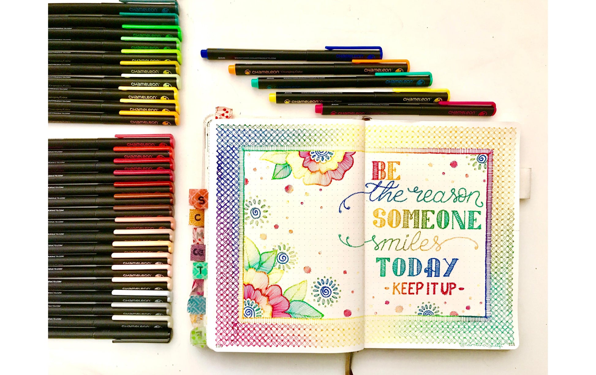 Chameleon FL2001 Fineliner Set – 20 Stk., 0,3 mm, sortiert