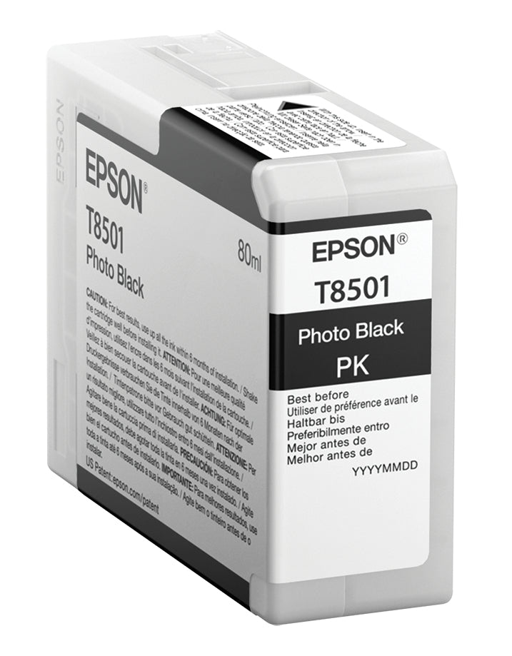 Epson Tintenpatrone T8501, Schwarz, 80 ml