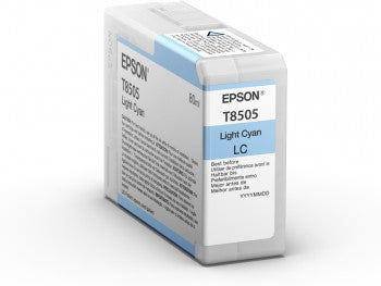 Epson Tintenpatrone T850500, cyan, 80 ml, original – für SureColor SC-P800