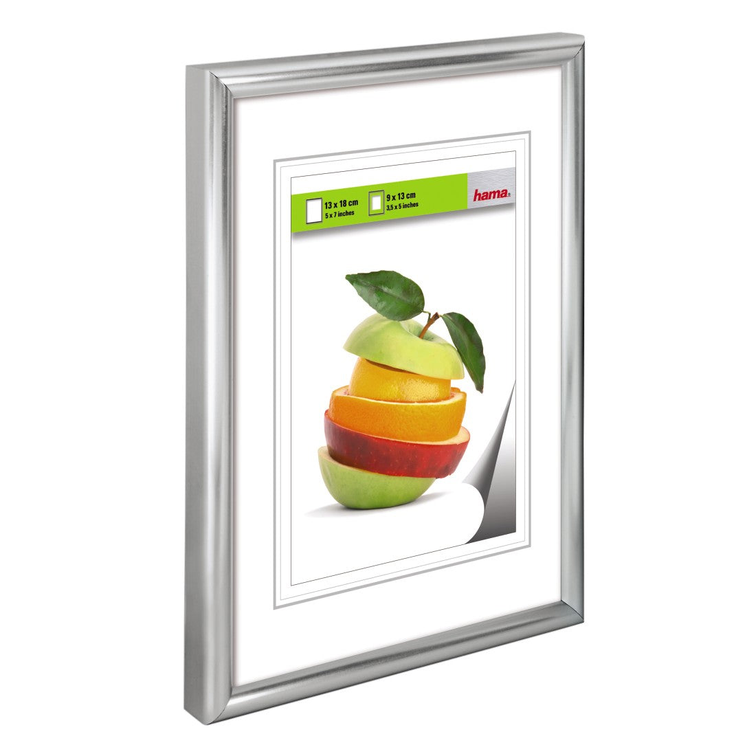 Hama Bilderrahmen – für 28 × 35 cm – Kunststoff, silber