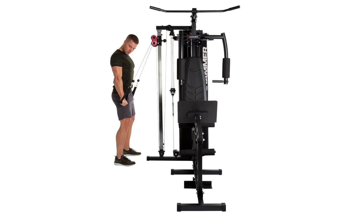 HAMMER Ferrum – Kraftstation TX3, 180 kg, 210 × 120 × 198 cm – Schwarz