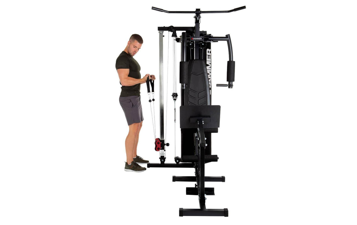 HAMMER Ferrum – Kraftstation TX3, 180 kg, 210 × 120 × 198 cm – Schwarz