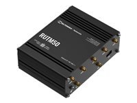 Teltonika Networks RUTM50 – 5G Router, Wi‑Fi 5, Dual‑Band (2,4/5 GHz), 867 Mbit/s, 5× GbE, Dual‑SIM, Schwarz