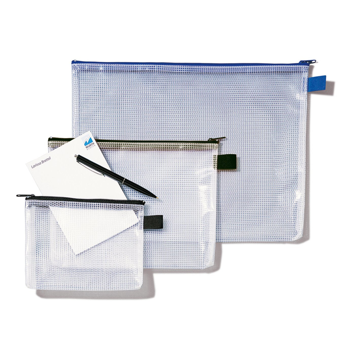 Rexel Reissverschlusstasche – für A5-Dokumente – 247 × 183 mm, Kunststoff, Schwarz – 1 Stück