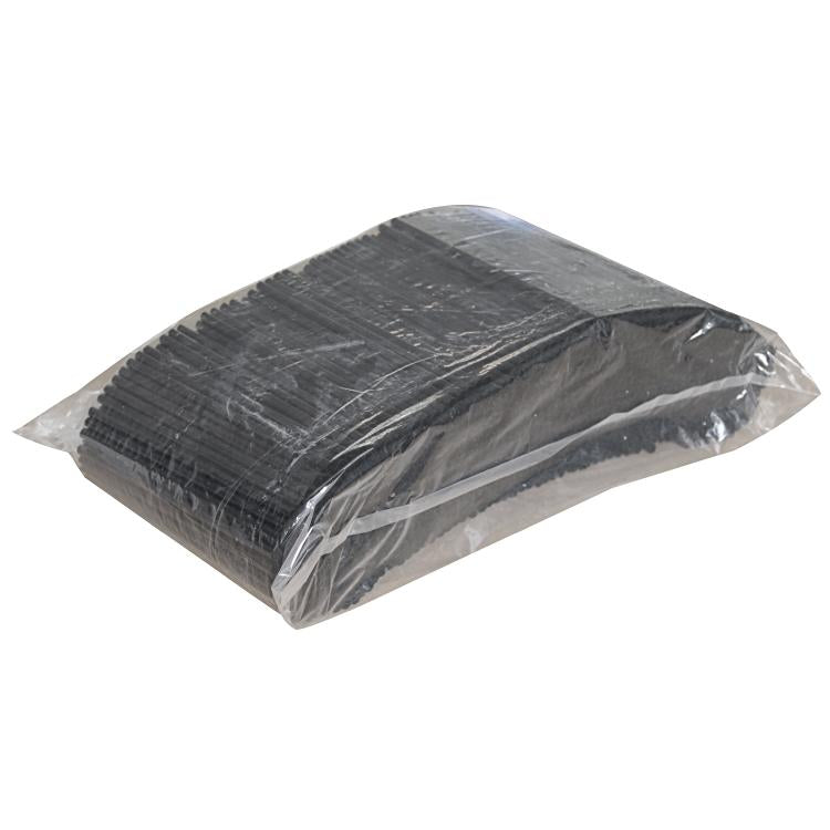 Strohhalme, Ø 8 mm 21 cm, schwarz – 1000 Stk.
