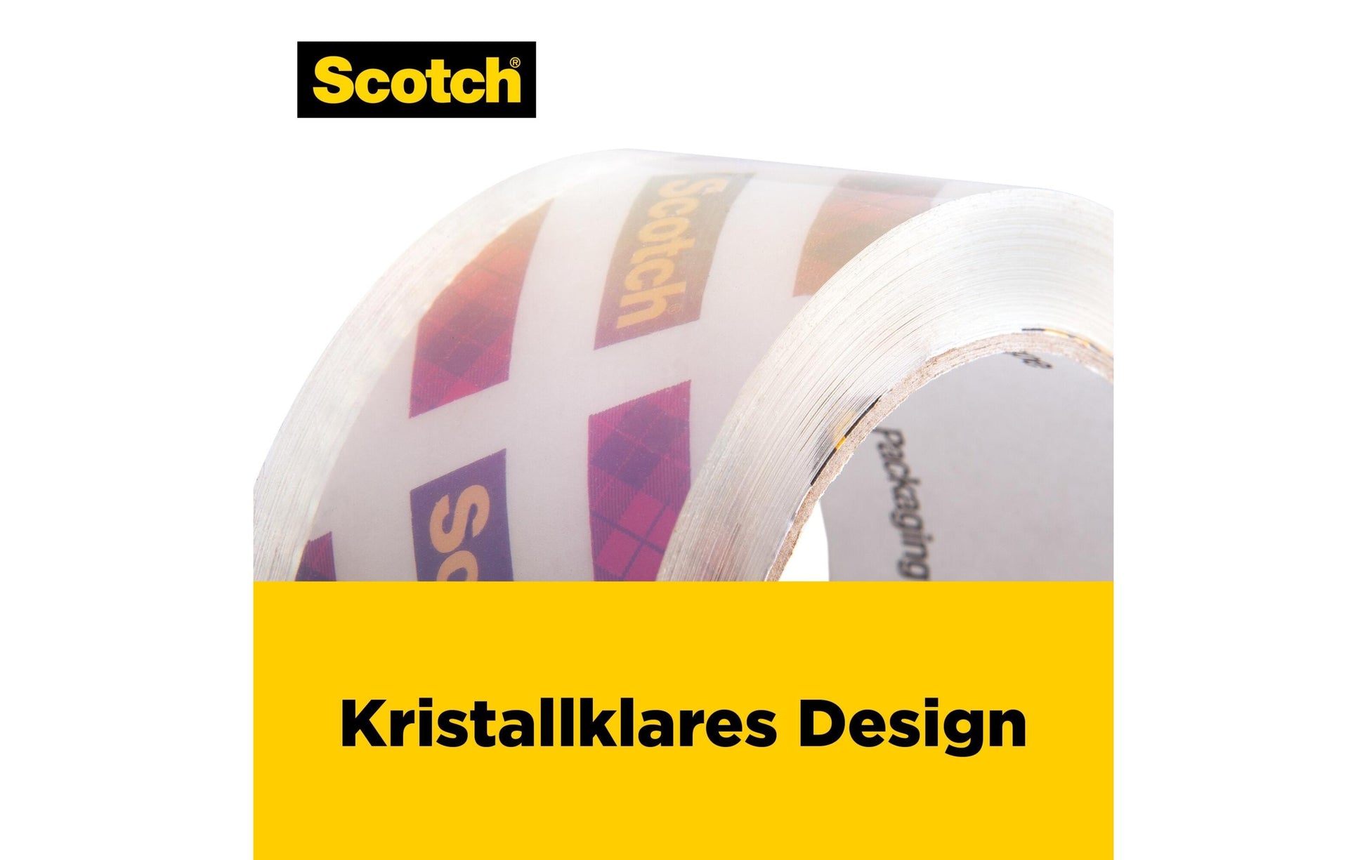 Scotch Vinylband 3950 – 48 mm × 50 m, transparent, stark