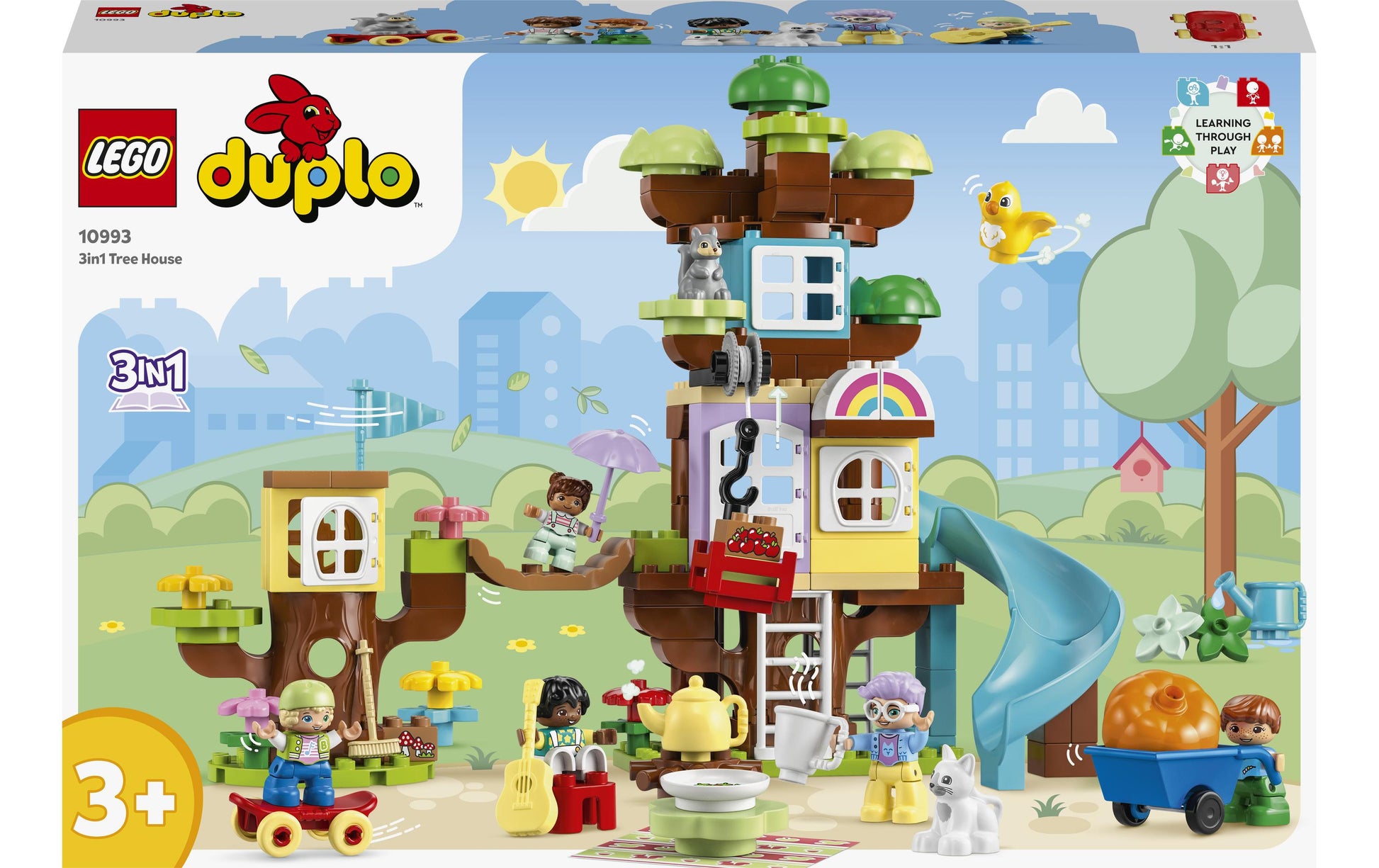 LEGO DUPLO 3-in-1-Baumhaus – 126-teilig – 54 × 43 × 22 cm – ab 3 J.