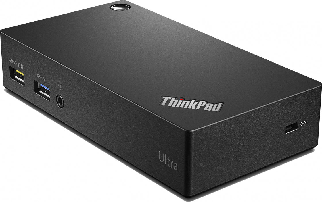 Lenovo ThinkPad USB 3.0 Ultra Dockingstation – USB-A, 1× DP, 1× HDMI, GbE, 3,5 mm Audio, für Lenovo ThinkPad