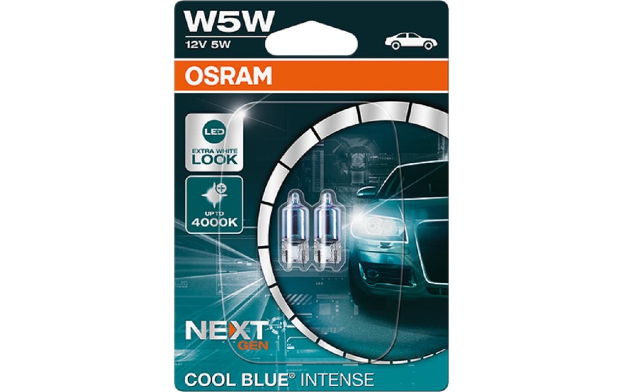 Osram Leuchtmittel W2.1x9.5d – 50 lm, 4000 K – 2 Stück