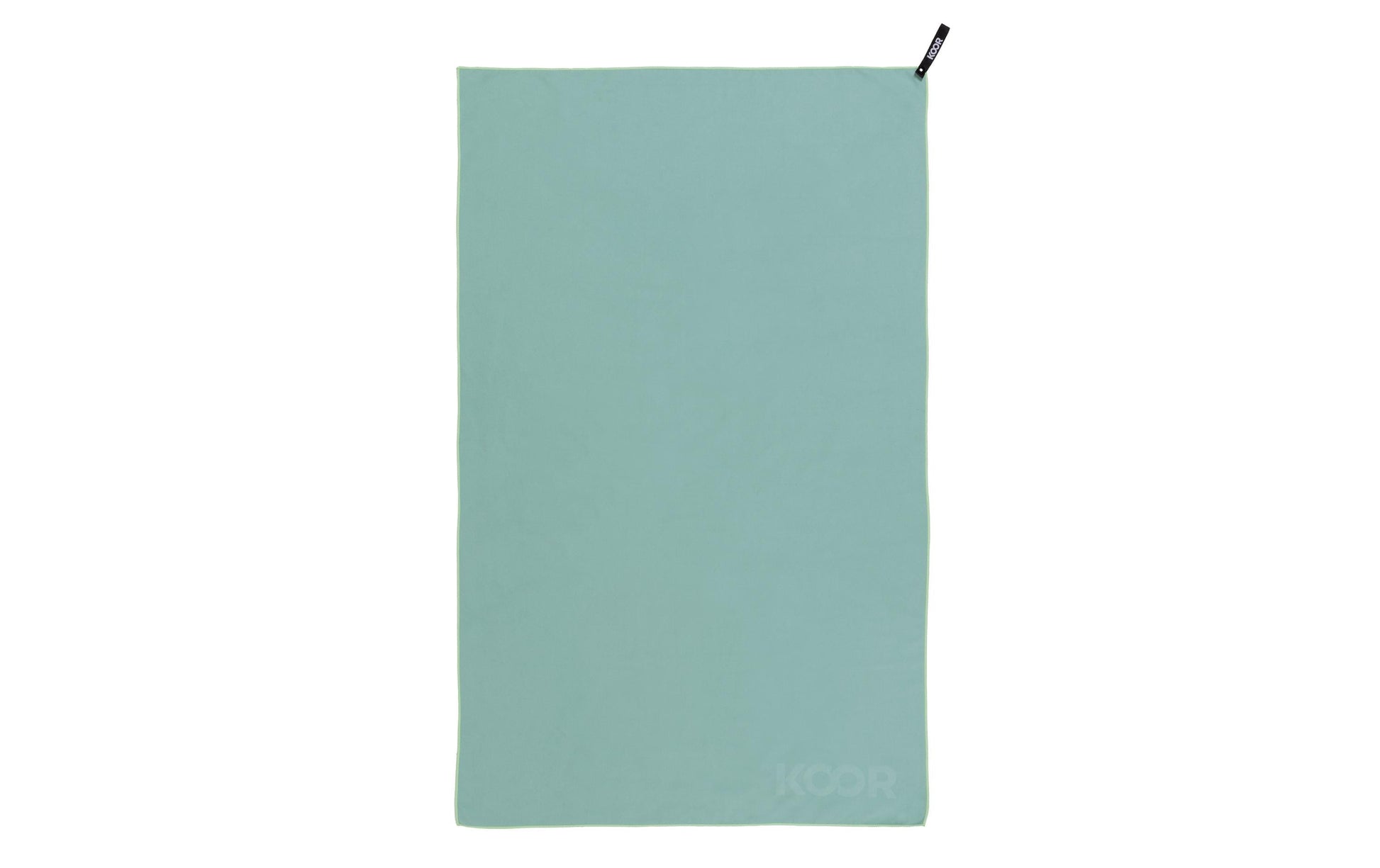 KOOR Badetuch Silva – 80 × 130 cm, Grün, 80% Polyester/20% Polyamid